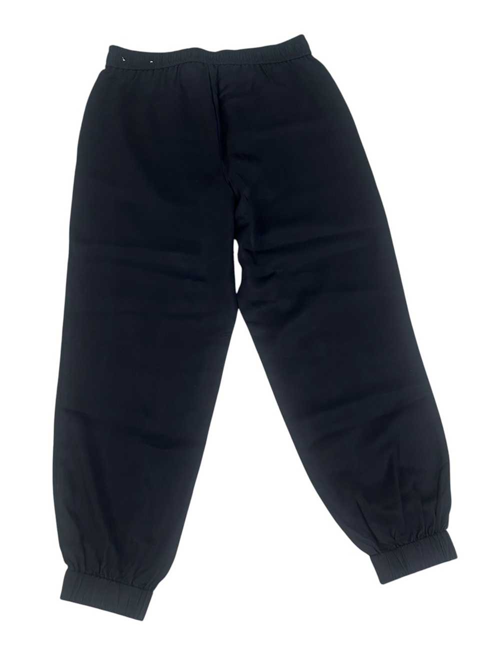 Ann Taylor black Jogger pull on Sweatpants Elastic Cuffs lightweight medium